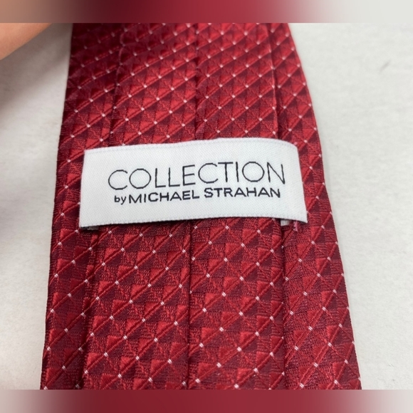 Collection by Michael Strahan Red Clip-on Tie - Picture 3 of 6